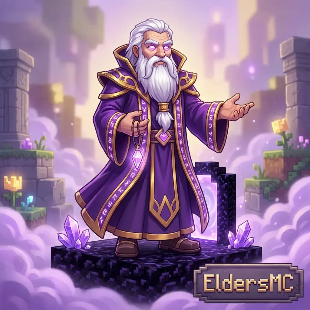 Mago ancião representando a comunidade EldersMC