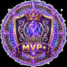 Selo de rank MVP+ da EldersMC