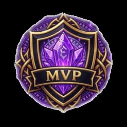 Selo de rank MVP da EldersMC